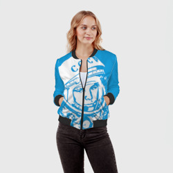 Женский бомбер 3D Гагарин 1 - фото 2