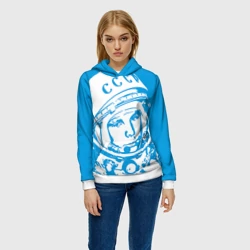 Женская толстовка 3D Гагарин 1 - фото 2