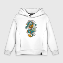 Детское худи Oversize хлопок Дракон