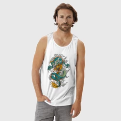 Мужская майка хлопок Дракон - фото 2