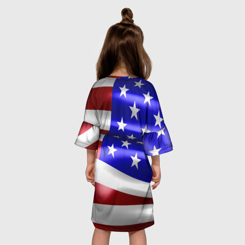 Детское платье 3D Флаг США с орлом - фото 5