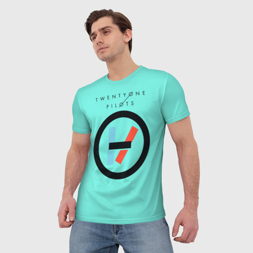 Мужская футболка 3D Blurryface, цвет 3D печать - фото 3