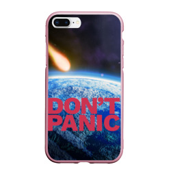 Чехол для iPhone 7Plus/8 Plus матовый Без паники, метеорит