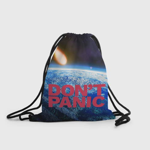 Рюкзак-мешок 3D Без паники, метеорит