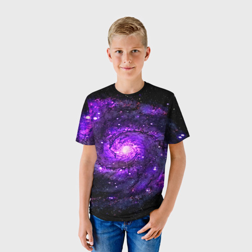 Детская футболка 3D Вселенная, цвет 3D печать - фото 3
