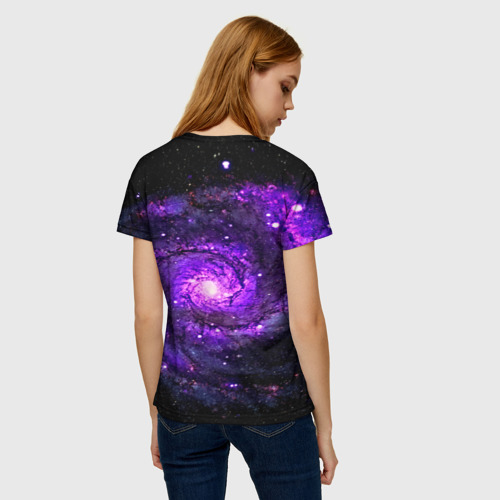 Женская футболка 3D Вселенная, цвет 3D печать - фото 4