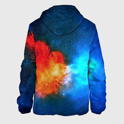 Мужская куртка 3D Столкновение космоса, цвет 3D печать - фото 2