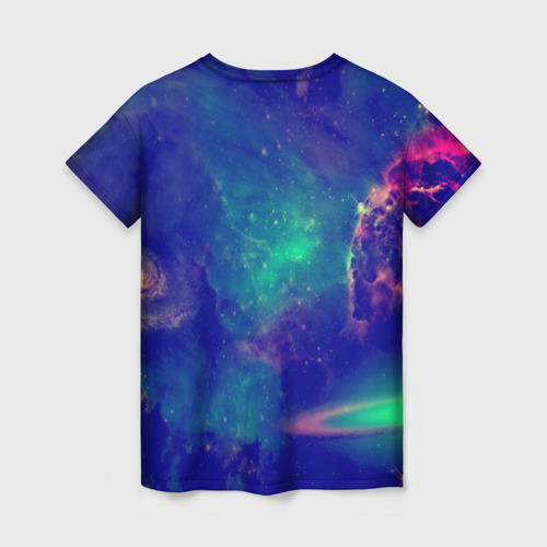 Женская футболка 3D Nebula, цвет 3D печать - фото 2