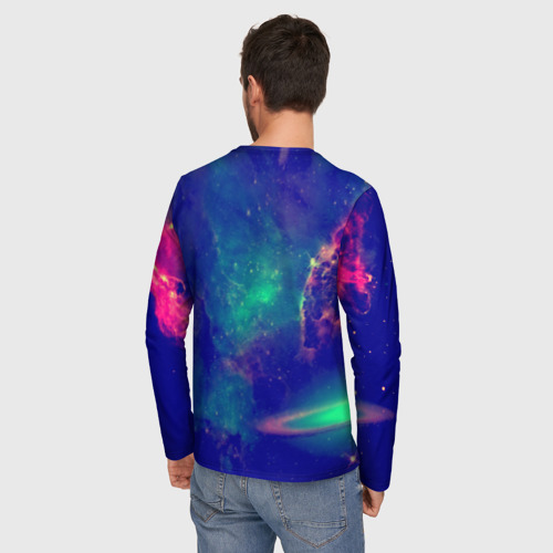 Мужской лонгслив 3D Nebula, цвет 3D печать - фото 4