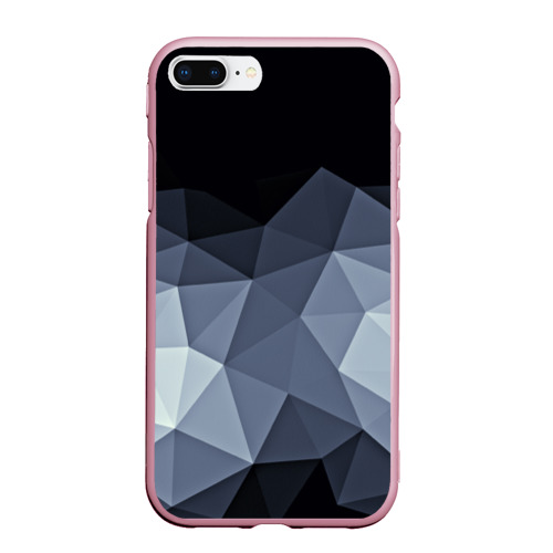 Чехол для iPhone 7Plus/8 Plus матовый Abstract, цвет розовый