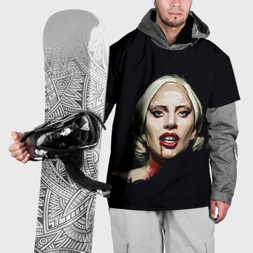 Накидка на куртку 3D Леди Гага, цвет 3D печать