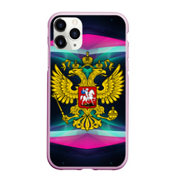 Чехол для iPhone 11 Pro Max матовый Герб России