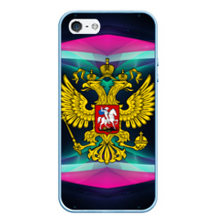 Чехол для iPhone 5/5S матовый Герб России