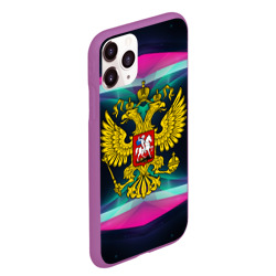 Чехол для iPhone 11 Pro Max матовый Герб России - фото 2