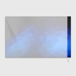 Флаг 3D Синие полигоны - фото 2