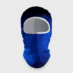 Балаклава 3D Синие полигоны