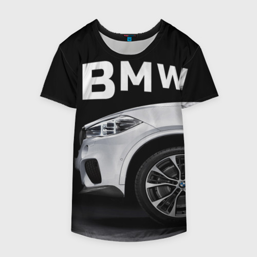 Накидка на куртку 3D BMW белая - фото 4