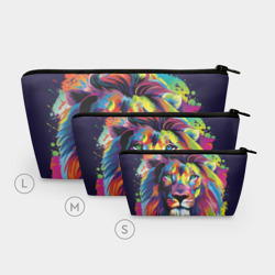 Косметичка 3D Красочный лев - фото 2