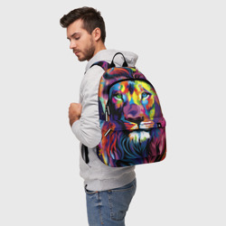 Рюкзак 3D Красочный лев - фото 2