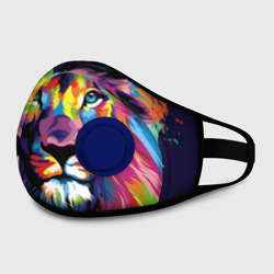 Маска из неопрена Красочный лев