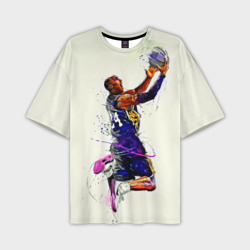 Мужская футболка oversize 3D Kobe Bryant