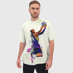 Мужская футболка oversize 3D Kobe Bryant - фото 2