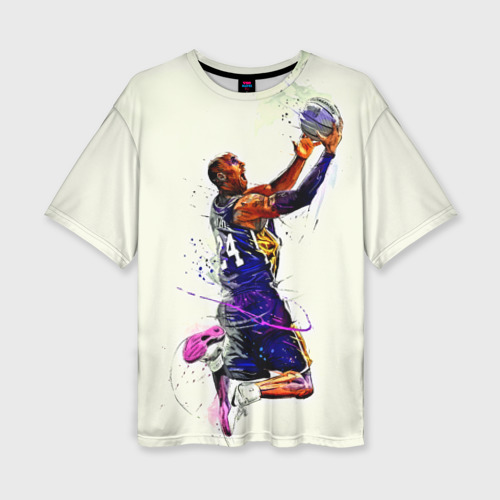 Женская футболка oversize 3D Kobe Bryant, цвет 3D печать