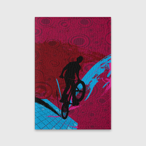 Обложка для паспорта матовая кожа Bicycle