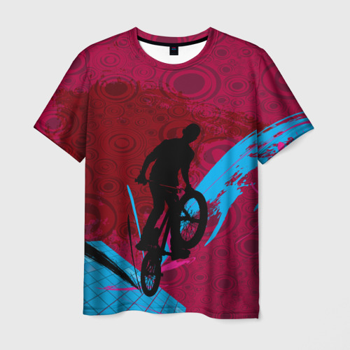 Мужская футболка 3D Bicycle