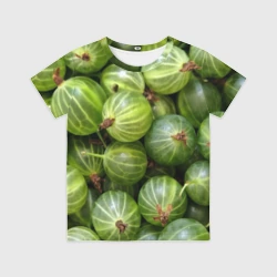 Детская футболка 3D Крыжовник