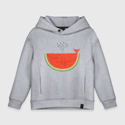 Детское худи Oversize хлопок Кит Арбуз