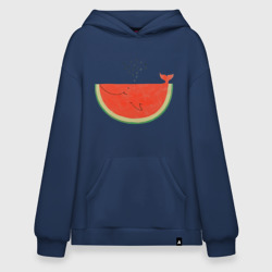 Худи SuperOversize хлопок Кит Арбуз