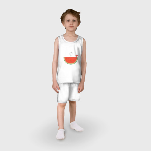 Детская пижама с шортами хлопок Кит Арбуз - фото 3