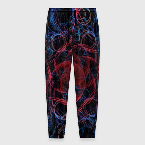 Мужские брюки 3D Оптические линии, цвет 3D печать