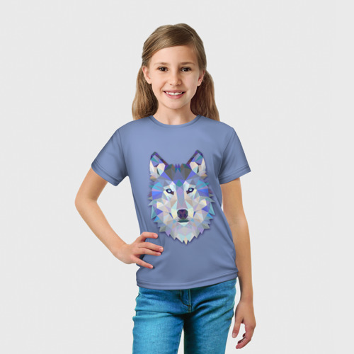 Детская футболка 3D Волк, цвет 3D печать - фото 5