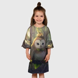 Детское платье 3D Волшебная Сова - фото 2