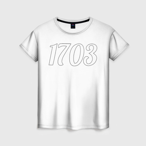 Женская футболка 3D 1703, цвет 3D печать