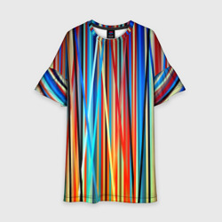 Детское платье 3D Colored stripes