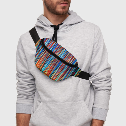 Поясная сумка 3D Colored stripes - фото 3