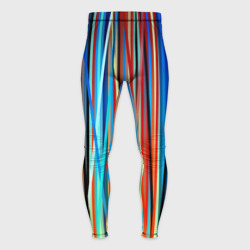 Мужские тайтсы 3D Colored stripes