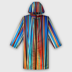 Мужской дождевик 3D Colored stripes