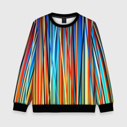 Детский свитшот 3D Colored stripes