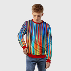 Детский свитшот 3D Colored stripes - фото 2