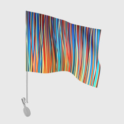 Флаг для автомобиля Colored stripes