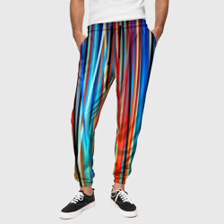 Colored stripes – Мужские брюки 3D с принтом купить