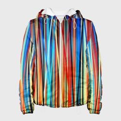 Женская куртка 3D Colored stripes