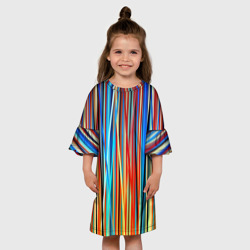 Детское платье 3D Colored stripes - фото 2