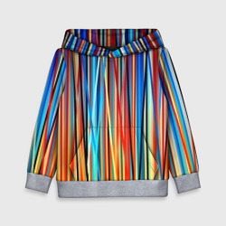 Детская толстовка 3D Colored stripes