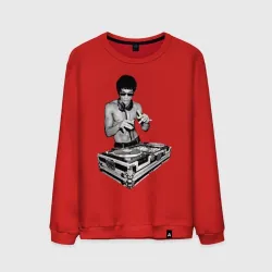 Мужской свитшот хлопок Брюс Ли Dj
