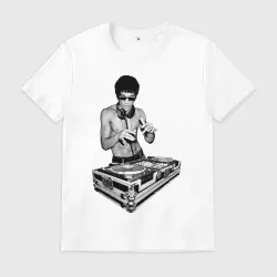 Мужская футболка хлопок Брюс Ли Dj